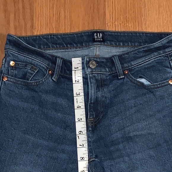 Gap Girlfriend Jeans Released Hem Waist 25 - Picture 7 of 9